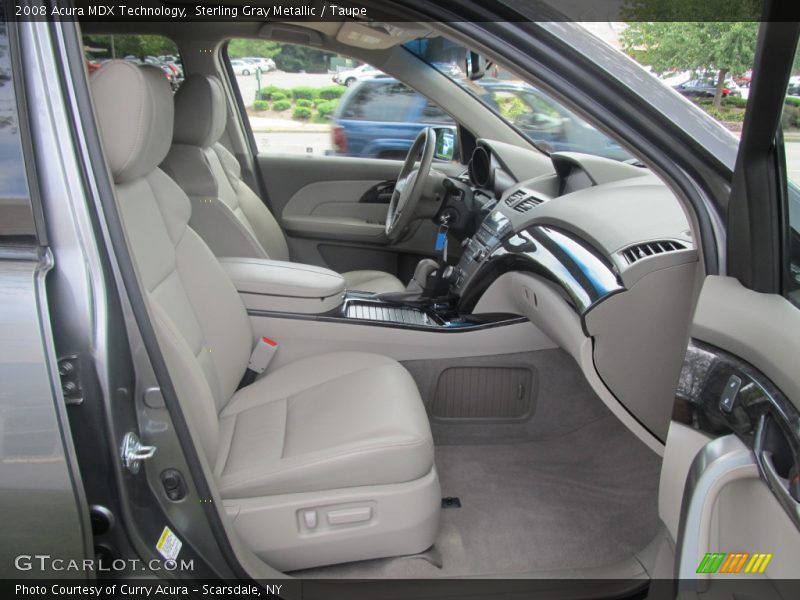 Sterling Gray Metallic / Taupe 2008 Acura MDX Technology