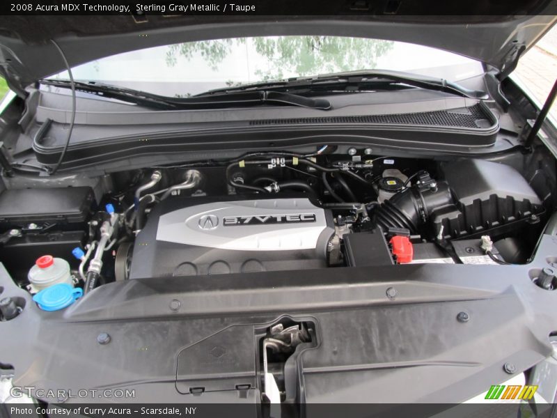 Sterling Gray Metallic / Taupe 2008 Acura MDX Technology