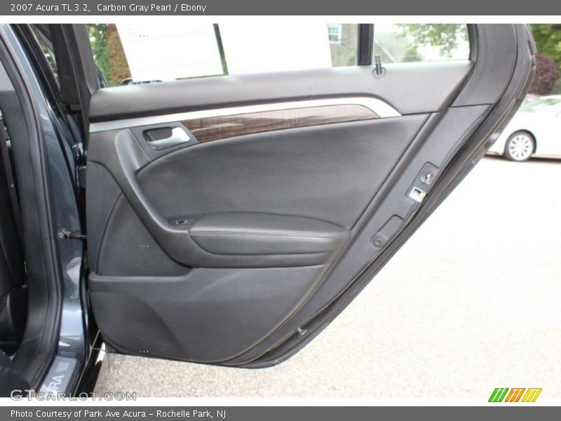 Carbon Gray Pearl / Ebony 2007 Acura TL 3.2