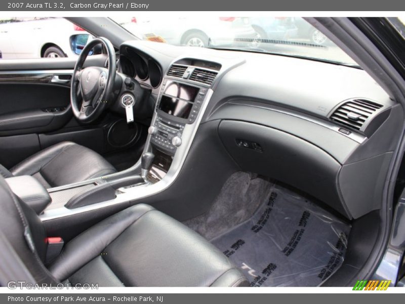 Carbon Gray Pearl / Ebony 2007 Acura TL 3.2
