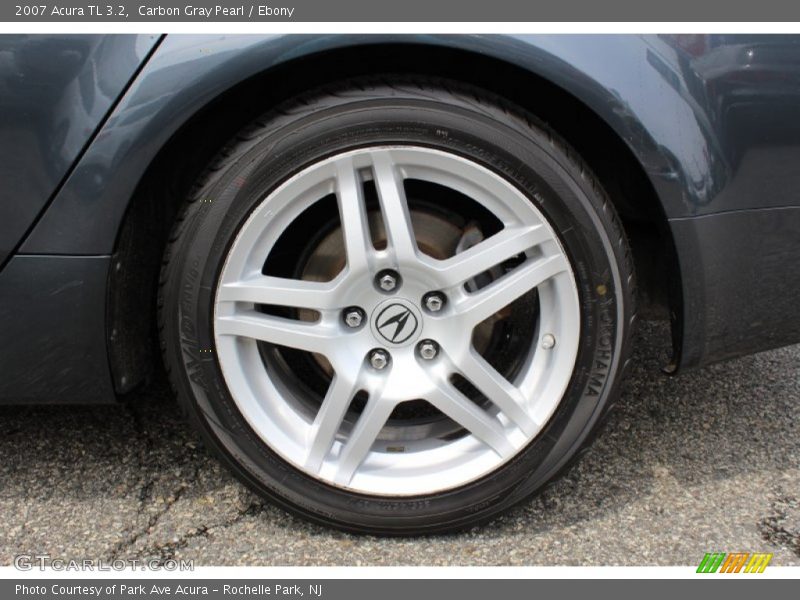 Carbon Gray Pearl / Ebony 2007 Acura TL 3.2