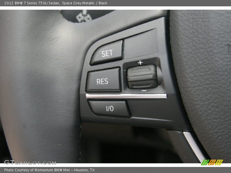 Space Grey Metallic / Black 2012 BMW 7 Series 750Li Sedan