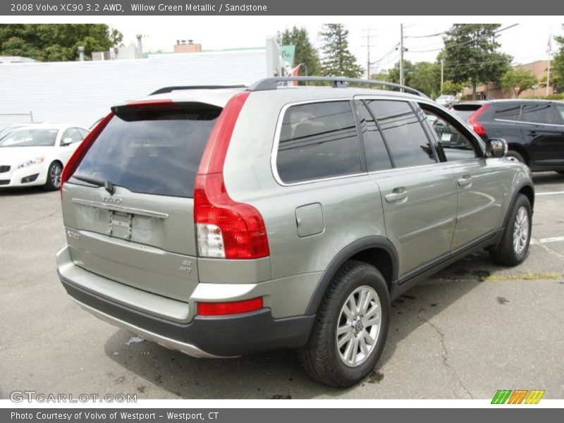Willow Green Metallic / Sandstone 2008 Volvo XC90 3.2 AWD