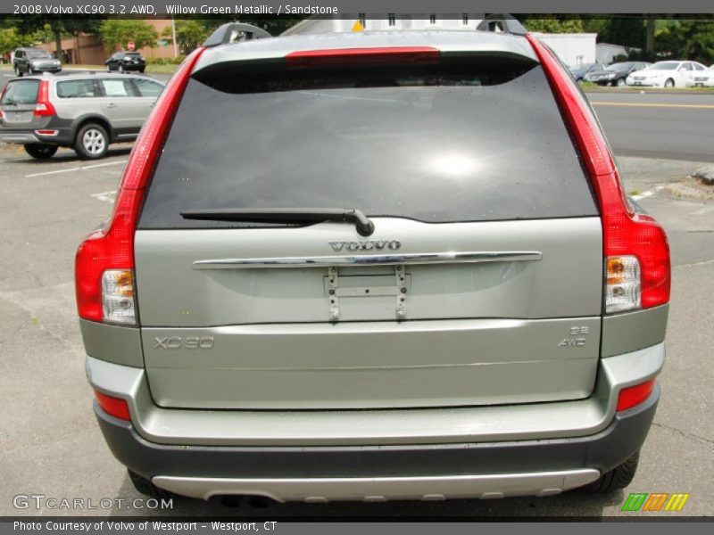 Willow Green Metallic / Sandstone 2008 Volvo XC90 3.2 AWD
