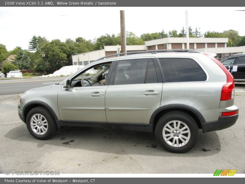 Willow Green Metallic / Sandstone 2008 Volvo XC90 3.2 AWD