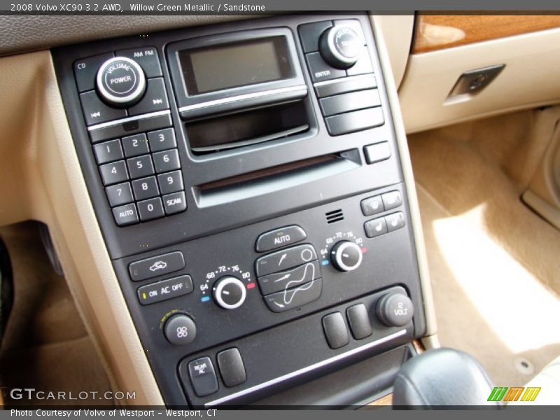 Willow Green Metallic / Sandstone 2008 Volvo XC90 3.2 AWD