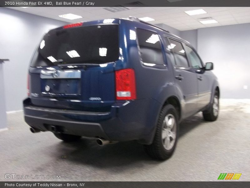 Bali Blue Pearl / Gray 2010 Honda Pilot EX 4WD