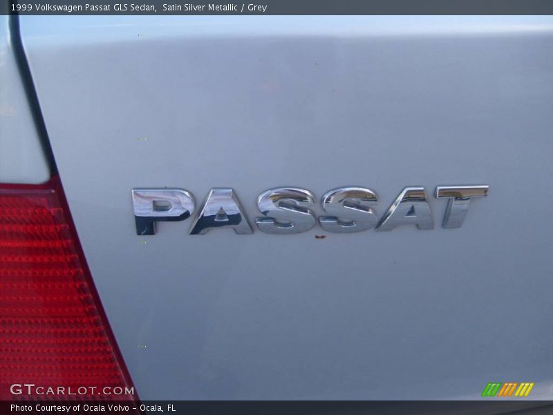Satin Silver Metallic / Grey 1999 Volkswagen Passat GLS Sedan
