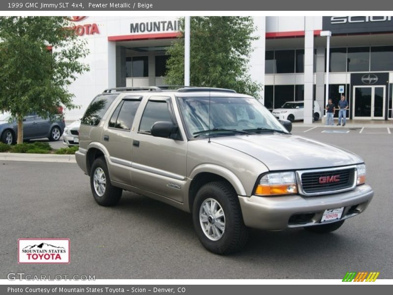Pewter Metallic / Beige 1999 GMC Jimmy SLT 4x4