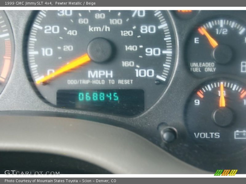 Pewter Metallic / Beige 1999 GMC Jimmy SLT 4x4