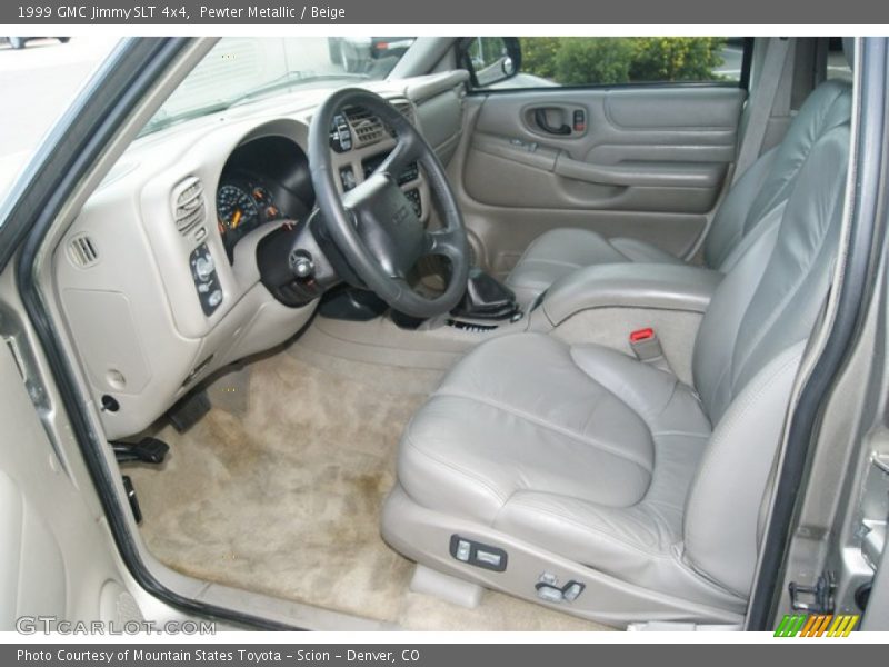 Pewter Metallic / Beige 1999 GMC Jimmy SLT 4x4
