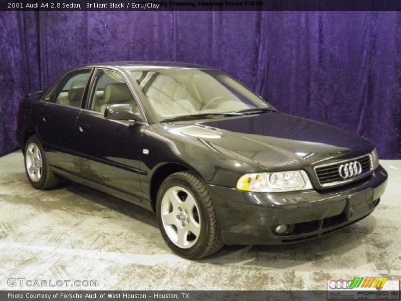 Brilliant Black / Ecru/Clay 2001 Audi A4 2.8 Sedan