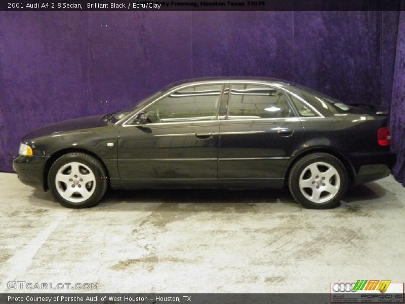 Brilliant Black / Ecru/Clay 2001 Audi A4 2.8 Sedan
