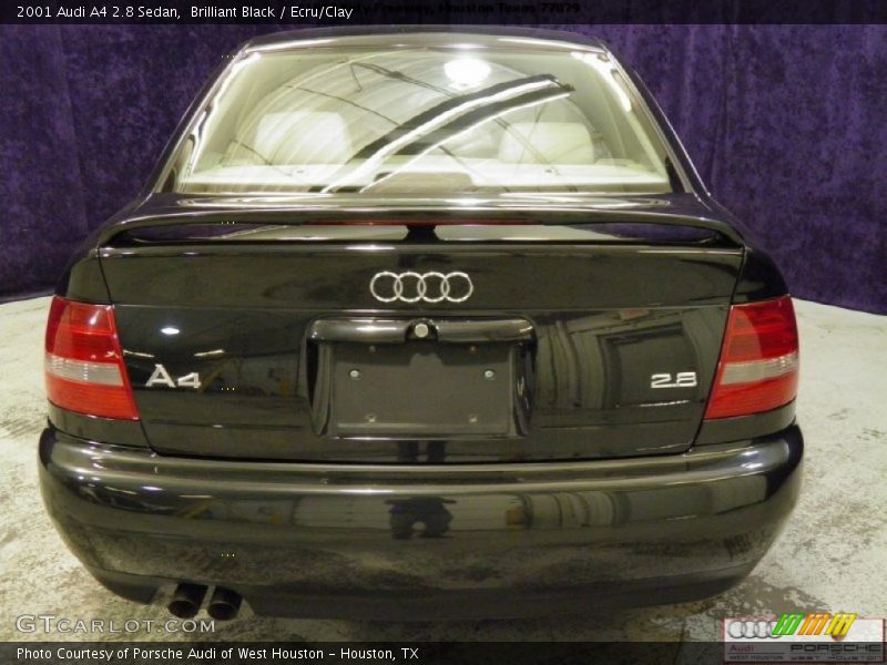 Brilliant Black / Ecru/Clay 2001 Audi A4 2.8 Sedan