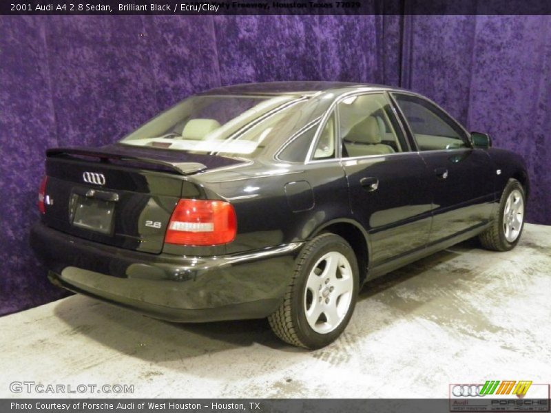 Brilliant Black / Ecru/Clay 2001 Audi A4 2.8 Sedan