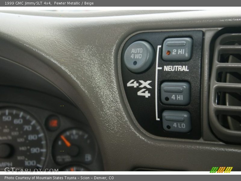 Controls of 1999 Jimmy SLT 4x4
