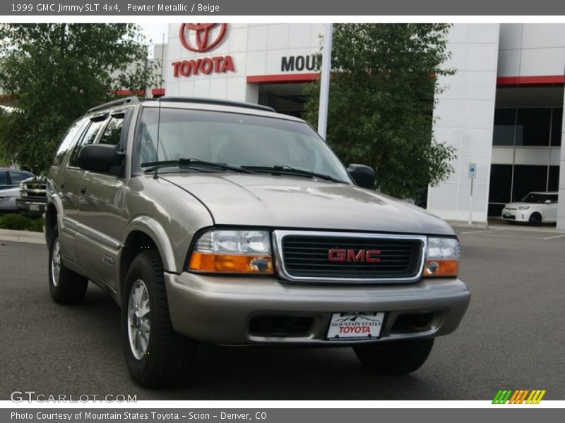 Pewter Metallic / Beige 1999 GMC Jimmy SLT 4x4