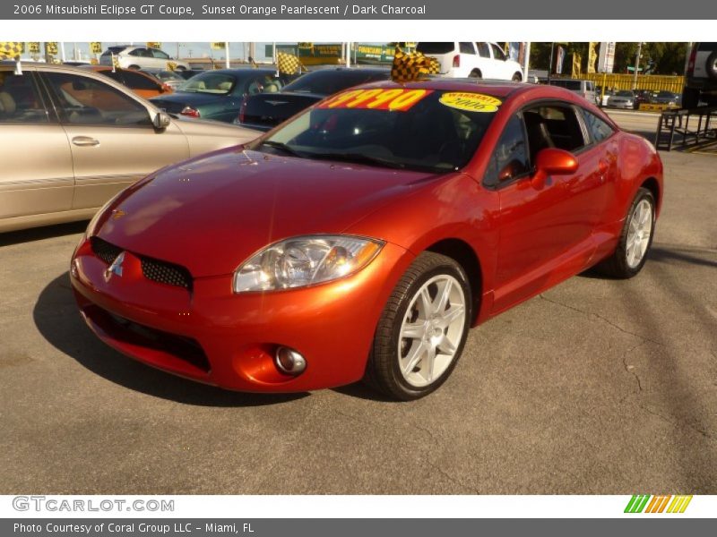 Sunset Orange Pearlescent / Dark Charcoal 2006 Mitsubishi Eclipse GT Coupe