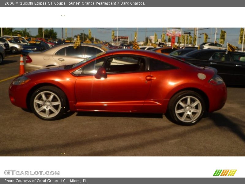 Sunset Orange Pearlescent / Dark Charcoal 2006 Mitsubishi Eclipse GT Coupe