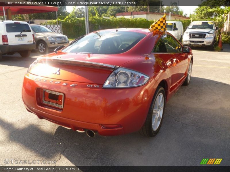 Sunset Orange Pearlescent / Dark Charcoal 2006 Mitsubishi Eclipse GT Coupe