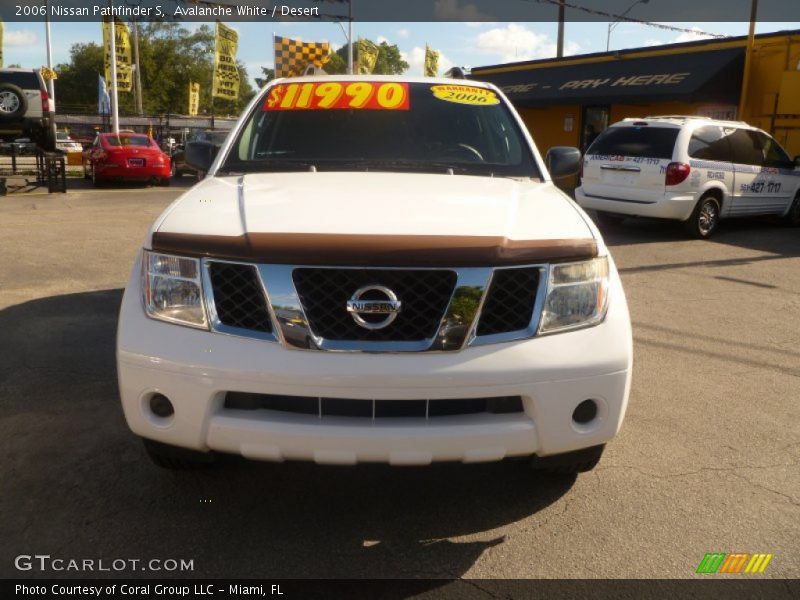 Avalanche White / Desert 2006 Nissan Pathfinder S