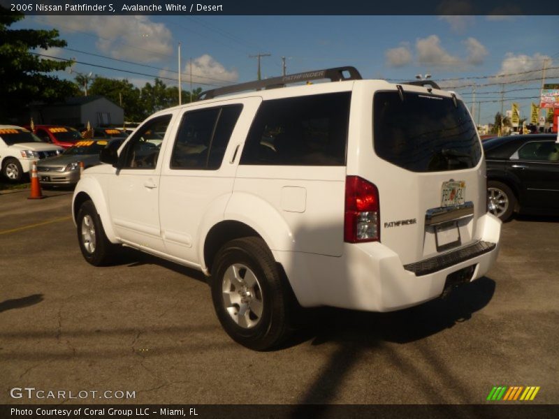 Avalanche White / Desert 2006 Nissan Pathfinder S