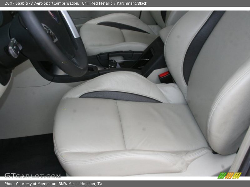 Chili Red Metallic / Parchment/Black 2007 Saab 9-3 Aero SportCombi Wagon