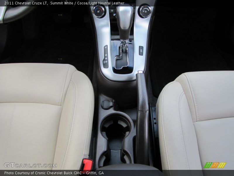 Summit White / Cocoa/Light Neutral Leather 2011 Chevrolet Cruze LT