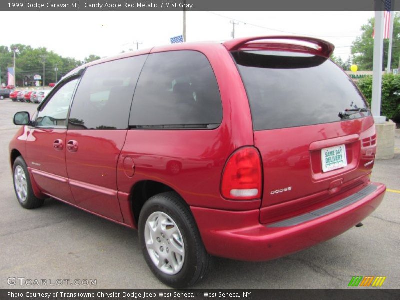 Candy Apple Red Metallic / Mist Gray 1999 Dodge Caravan SE