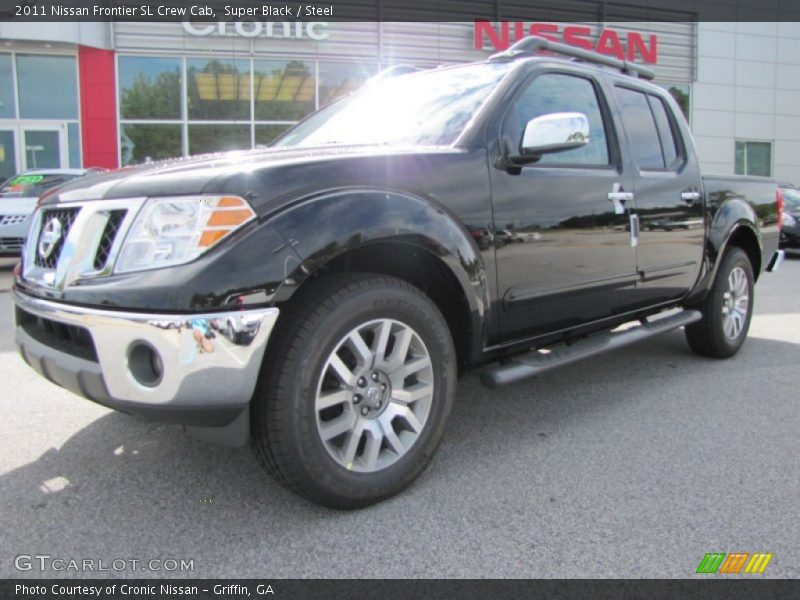 Super Black / Steel 2011 Nissan Frontier SL Crew Cab