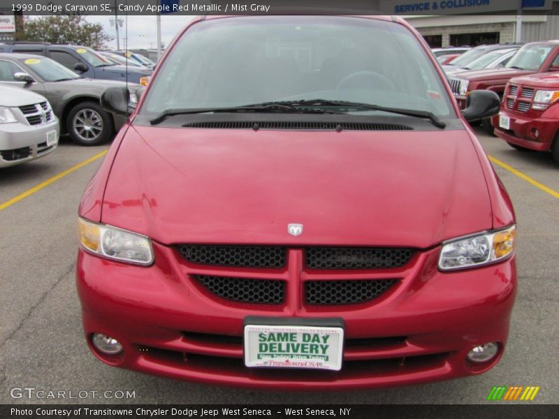 Candy Apple Red Metallic / Mist Gray 1999 Dodge Caravan SE