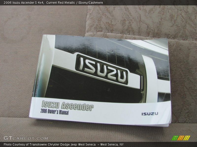 Current Red Metallic / Ebony/Cashmere 2006 Isuzu Ascender S 4x4