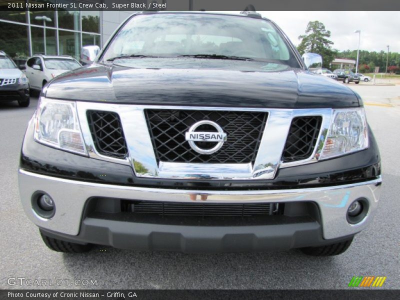 Super Black / Steel 2011 Nissan Frontier SL Crew Cab