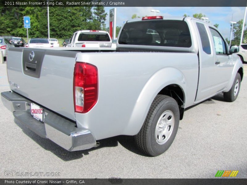 Radiant Silver Metallic / Graphite 2011 Nissan Frontier S King Cab