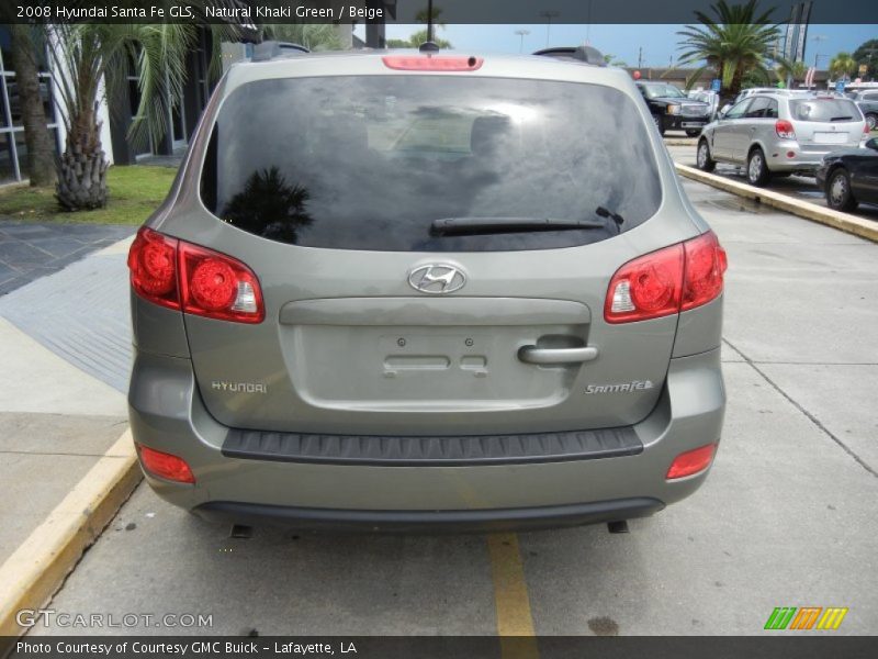 Natural Khaki Green / Beige 2008 Hyundai Santa Fe GLS