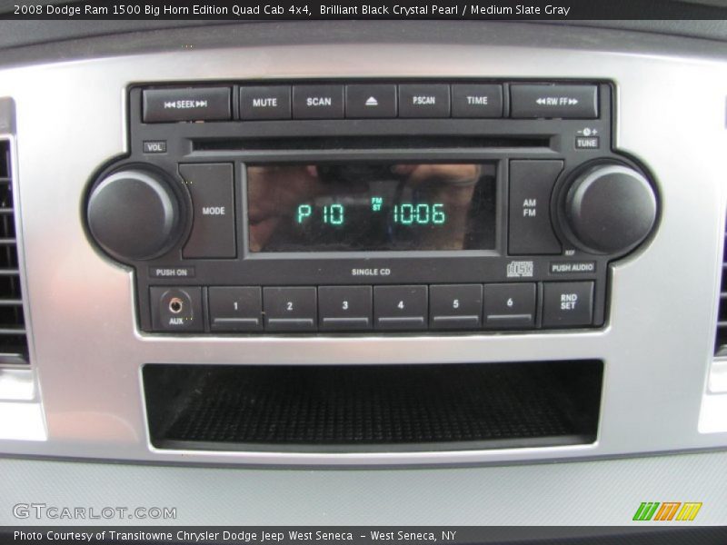 Controls of 2008 Ram 1500 Big Horn Edition Quad Cab 4x4