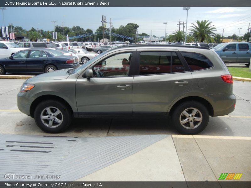 Natural Khaki Green / Beige 2008 Hyundai Santa Fe GLS