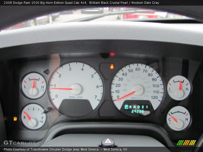  2008 Ram 1500 Big Horn Edition Quad Cab 4x4 Big Horn Edition Quad Cab 4x4 Gauges