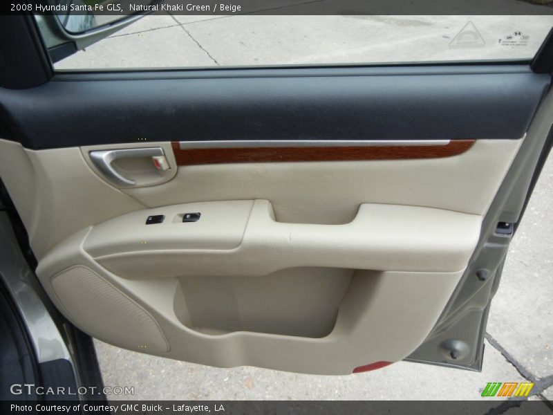 Natural Khaki Green / Beige 2008 Hyundai Santa Fe GLS