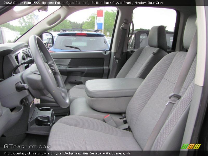  2008 Ram 1500 Big Horn Edition Quad Cab 4x4 Medium Slate Gray Interior