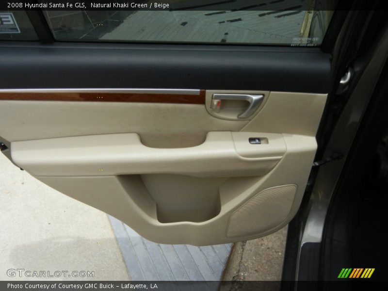 Natural Khaki Green / Beige 2008 Hyundai Santa Fe GLS