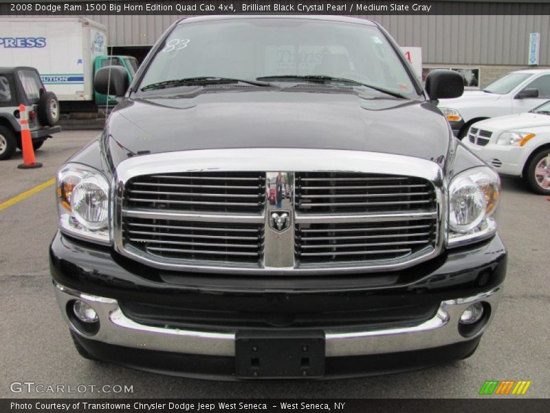  2008 Ram 1500 Big Horn Edition Quad Cab 4x4 Brilliant Black Crystal Pearl