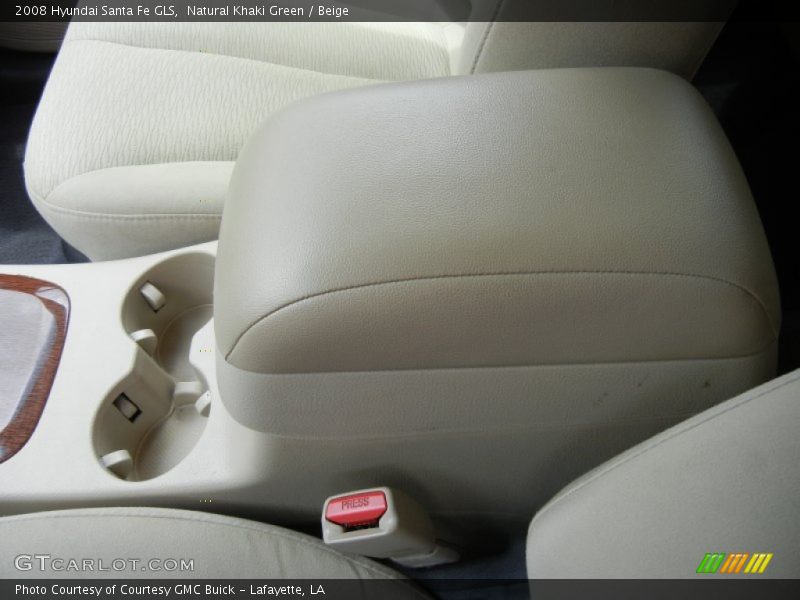 Natural Khaki Green / Beige 2008 Hyundai Santa Fe GLS