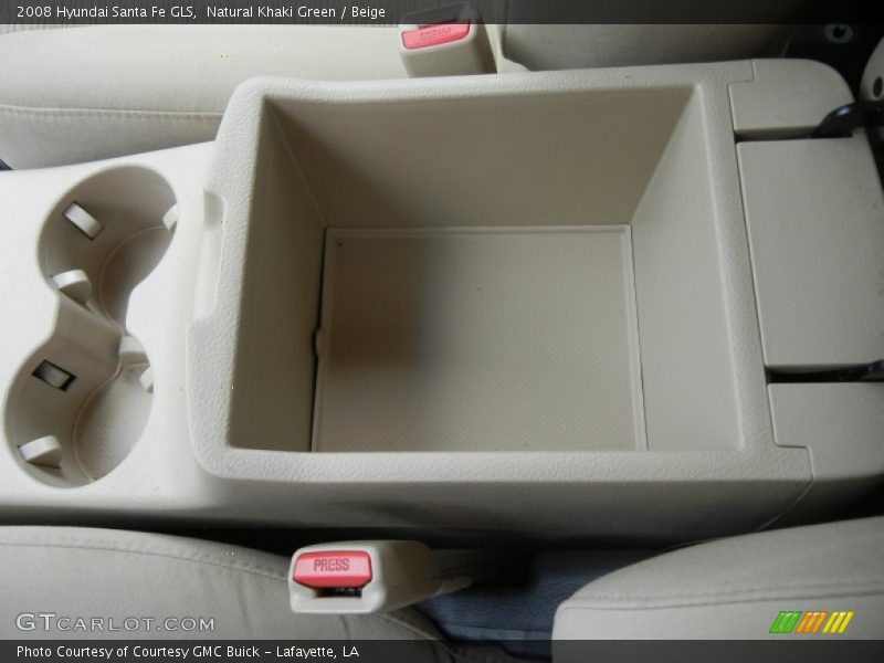 Natural Khaki Green / Beige 2008 Hyundai Santa Fe GLS
