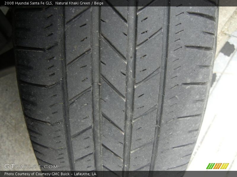 Natural Khaki Green / Beige 2008 Hyundai Santa Fe GLS