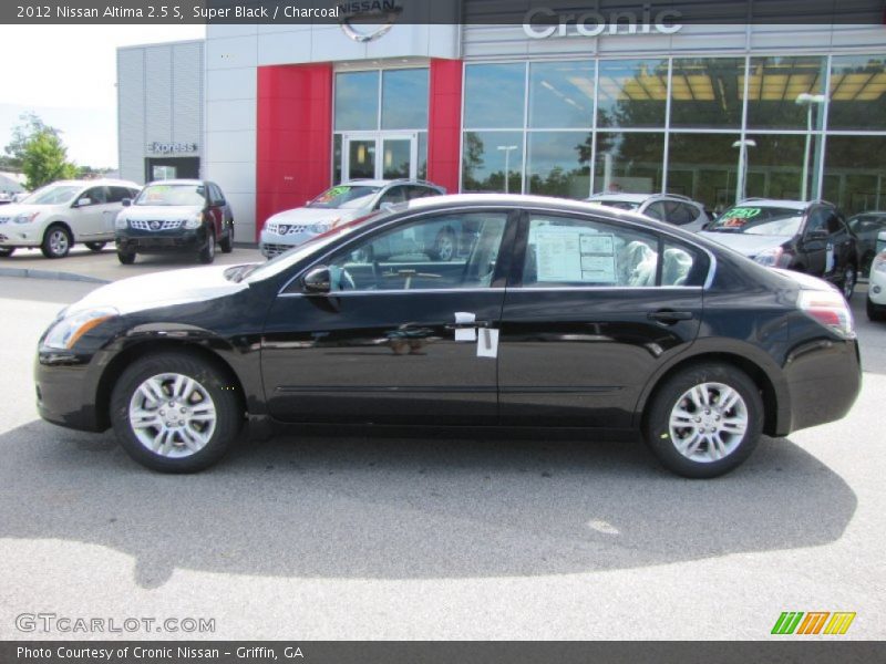 Super Black / Charcoal 2012 Nissan Altima 2.5 S