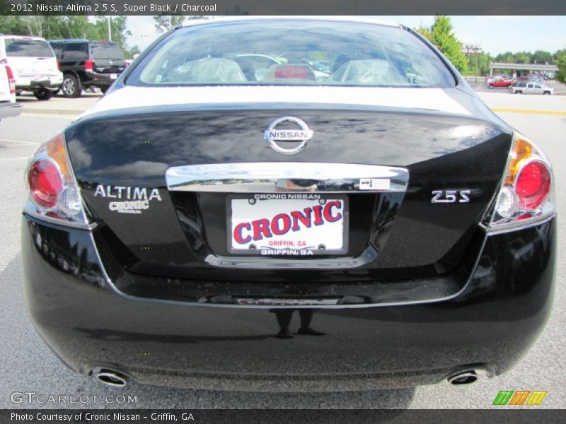 Super Black / Charcoal 2012 Nissan Altima 2.5 S