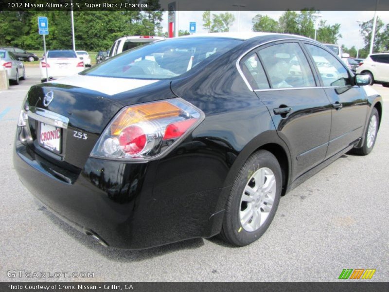 Super Black / Charcoal 2012 Nissan Altima 2.5 S