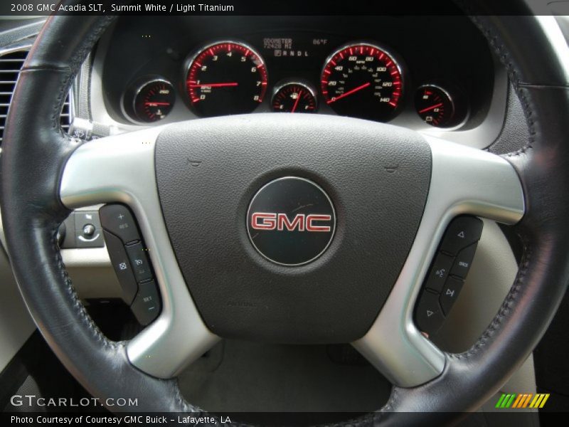 Summit White / Light Titanium 2008 GMC Acadia SLT