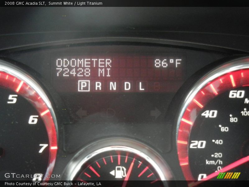 Summit White / Light Titanium 2008 GMC Acadia SLT